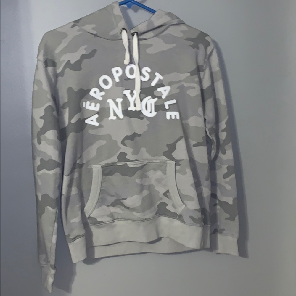 Camo Hooded Sweatshirt